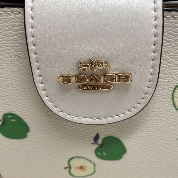 Coach Apple Print Tech Wallet With Apple Print - Picture 3 of 8